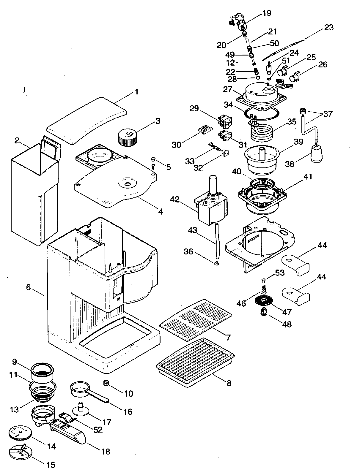 Delonghi Coffee Machine Parts Diagram Reviewmotors.co