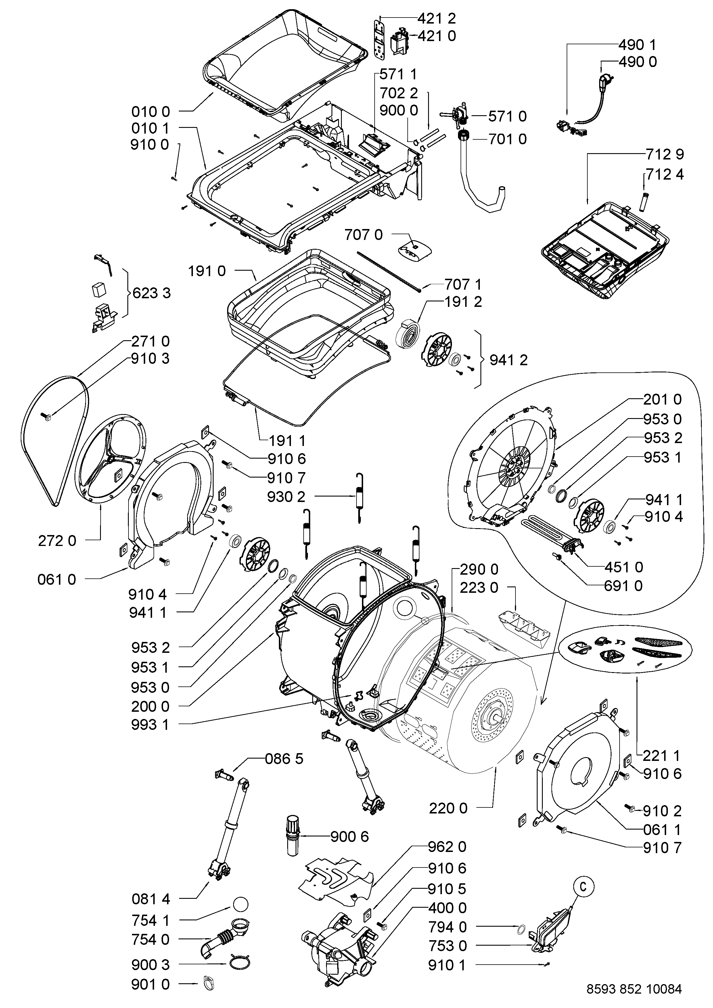Схема стиральной машины whirlpool. Схема устройство стиральной машины с вертикальной загрузкой Whirlpool. Детали стиральной машины Whirlpool 6415. Запчасти для стиральной машины Вирпул. Схема стиральной машины Вирпул с вертикальной загрузкой awe 2214.