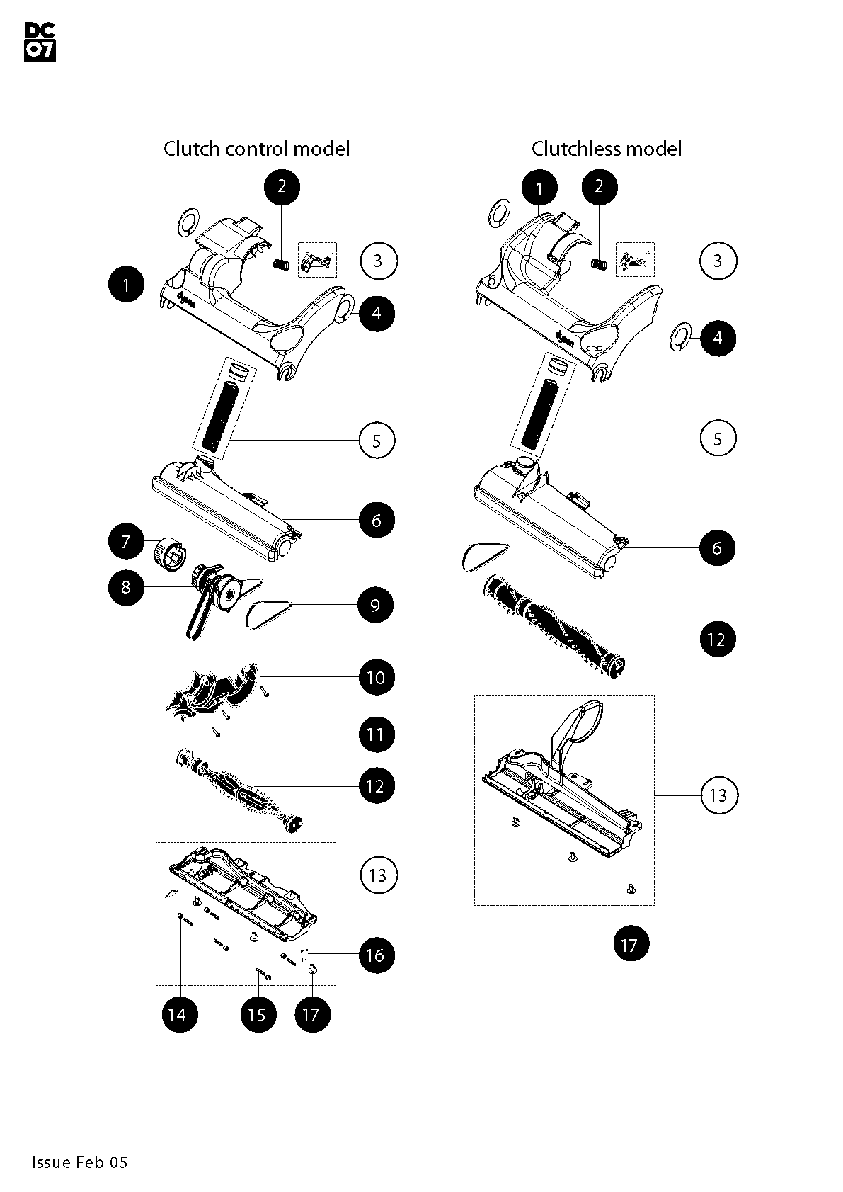 Dyson Dc07 Exploded Parts Diagram Reviewmotors.co