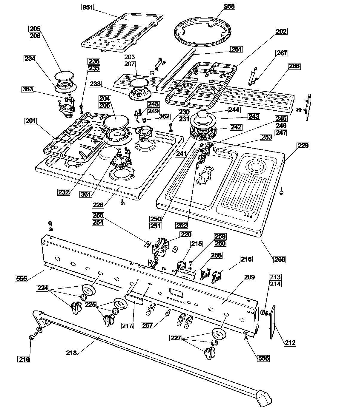 Leisure Rangemaster 110 Cooker Spare Parts