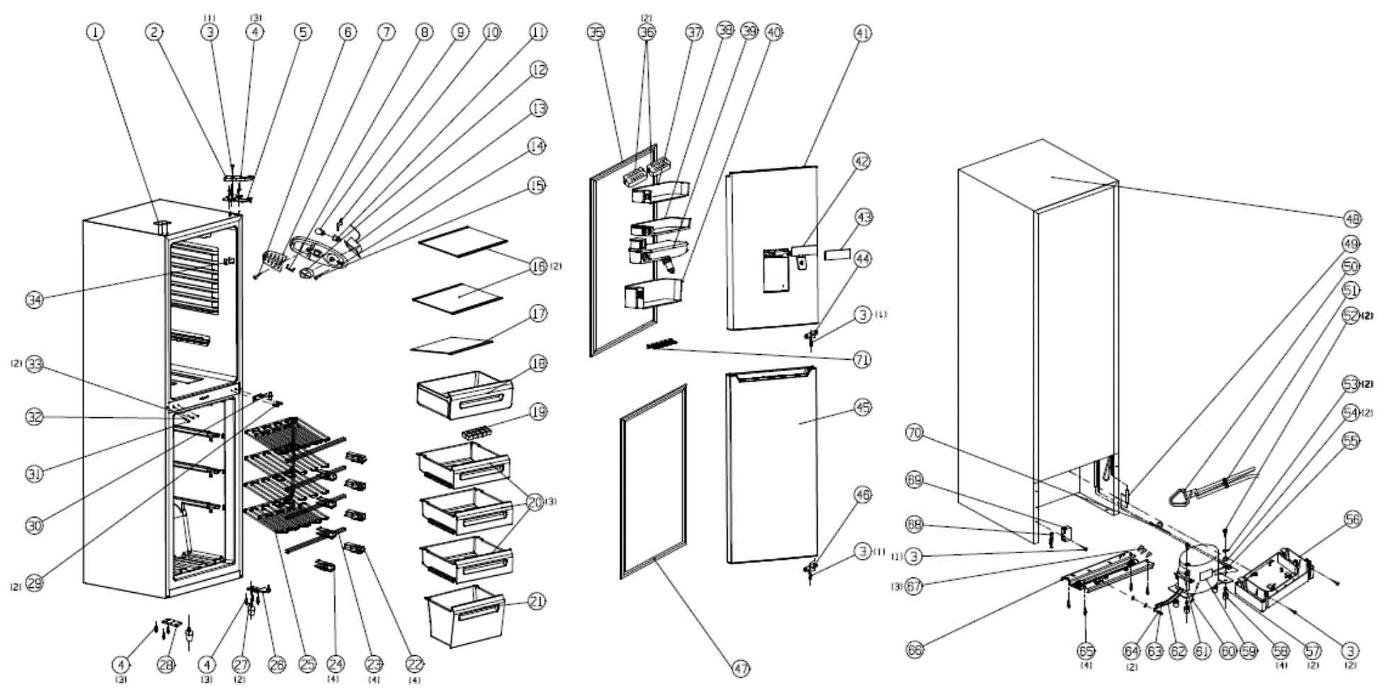 Hisense Fridge Freezer Parts Reviewmotors.co