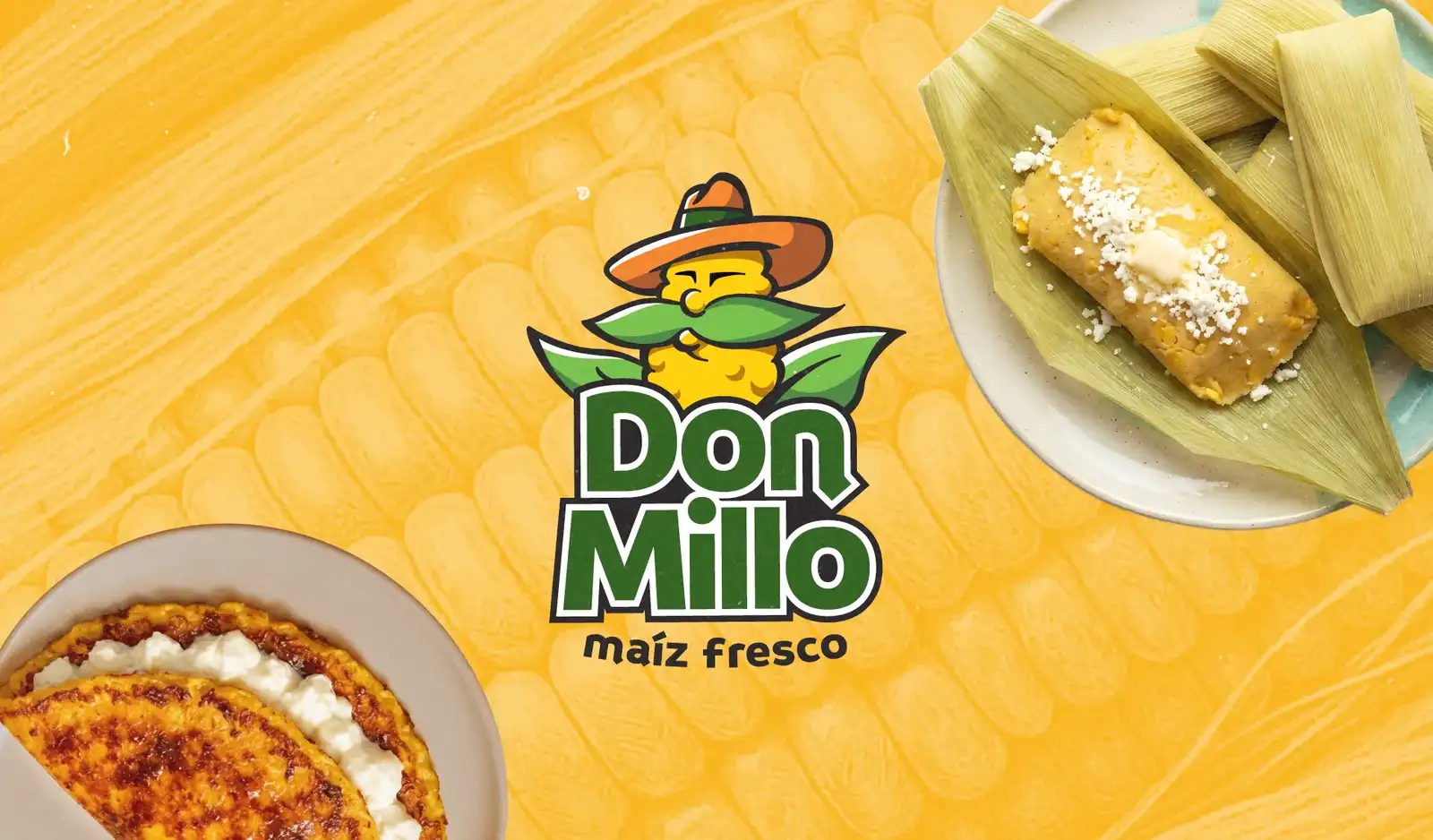 Diseño de marca e identidad visual para Don Millo — sabores de la tradición latinoamericana