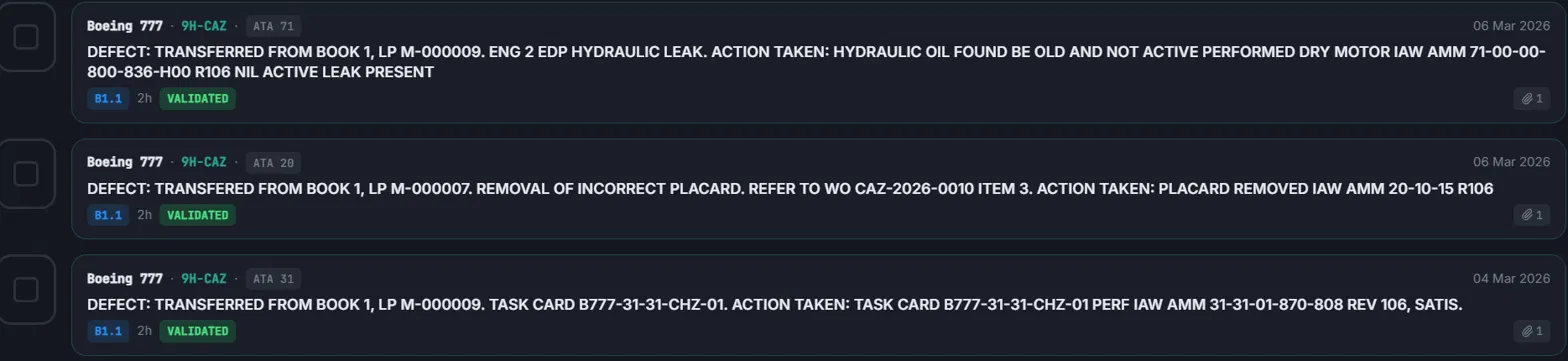 Digital Logbook