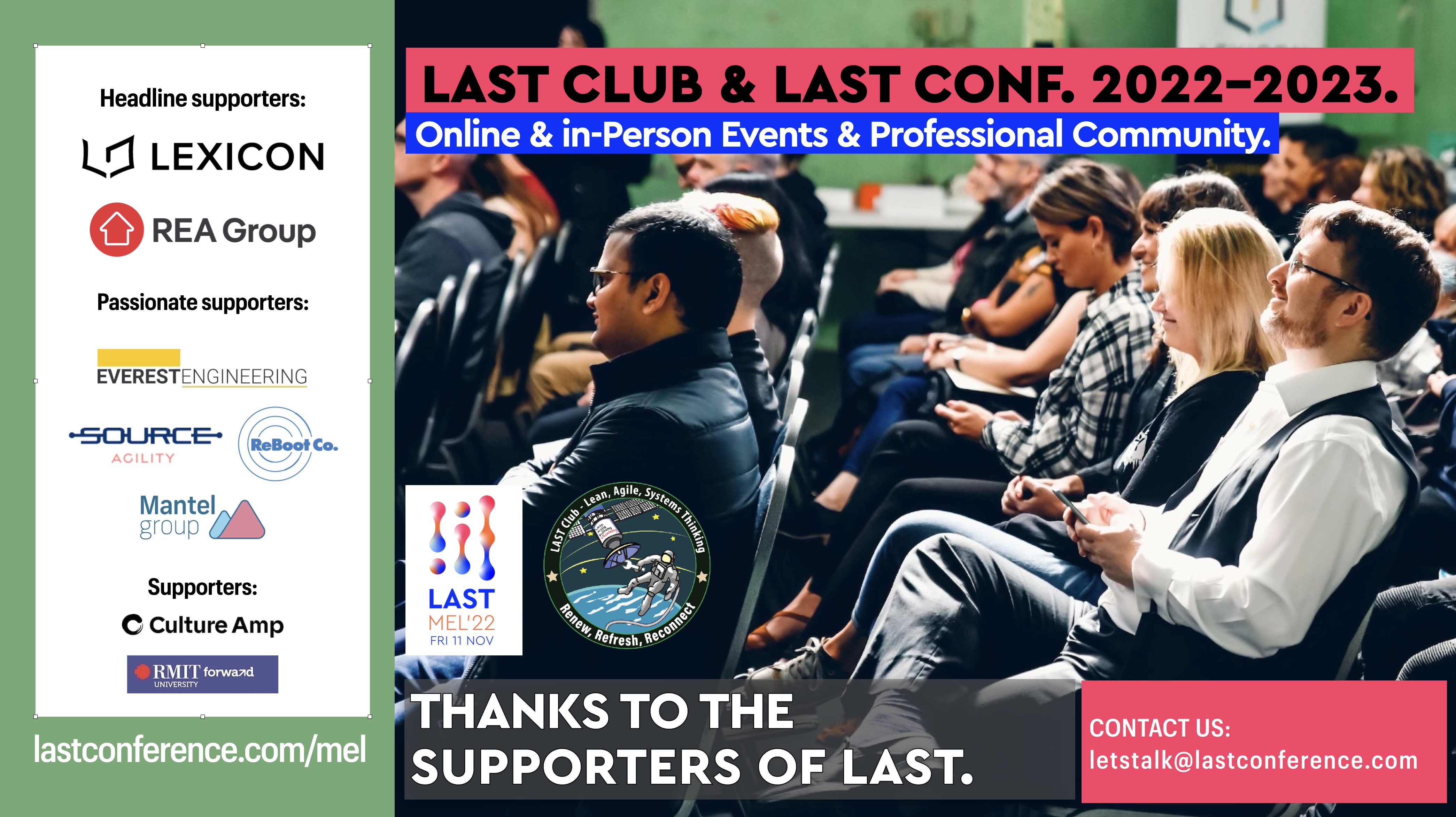 LAST Conference Melbourne 2022 Banner
