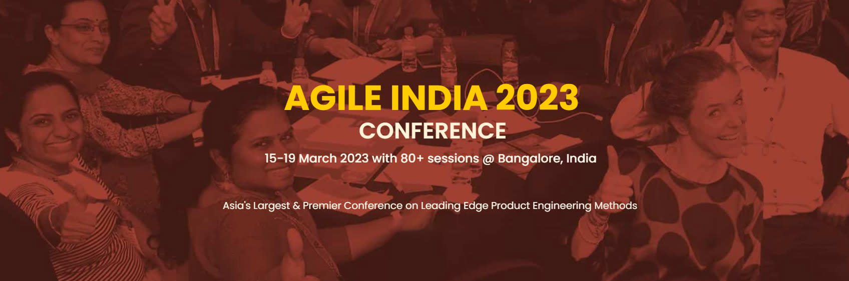 Agile India 2023 Banner