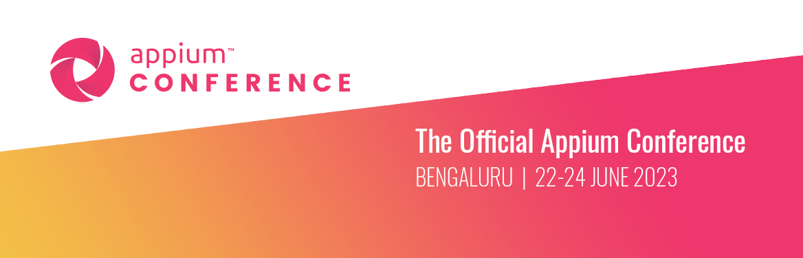 Appium Conf 2023 Banner