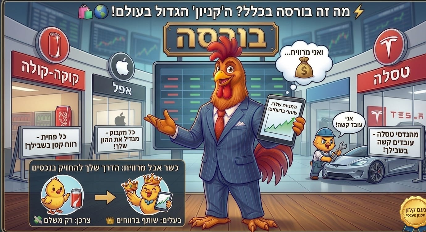 מה זה בורסה - איור