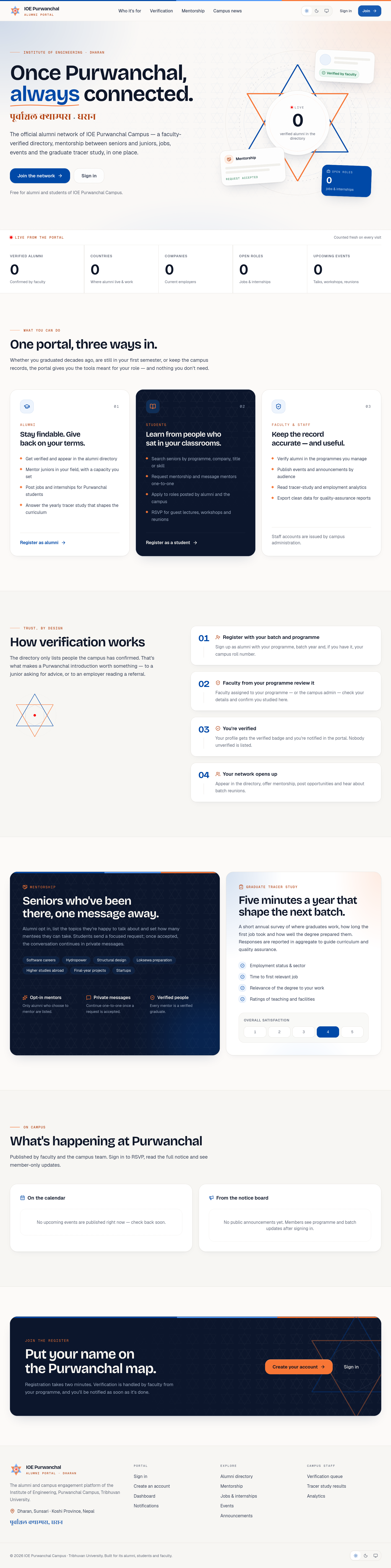 Landing Page screenshot 1