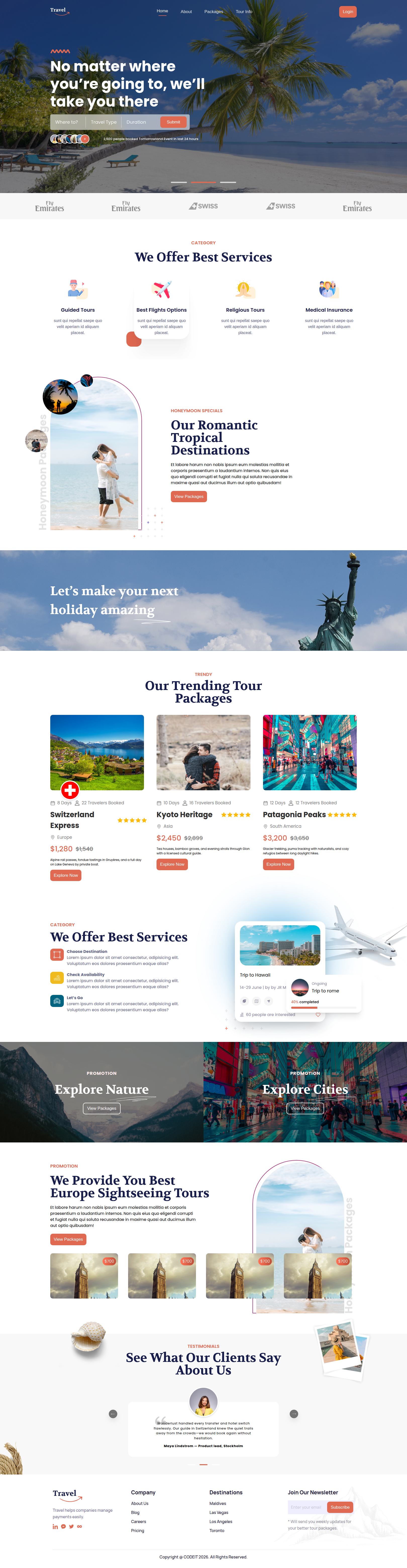 Landing Page screenshot 1