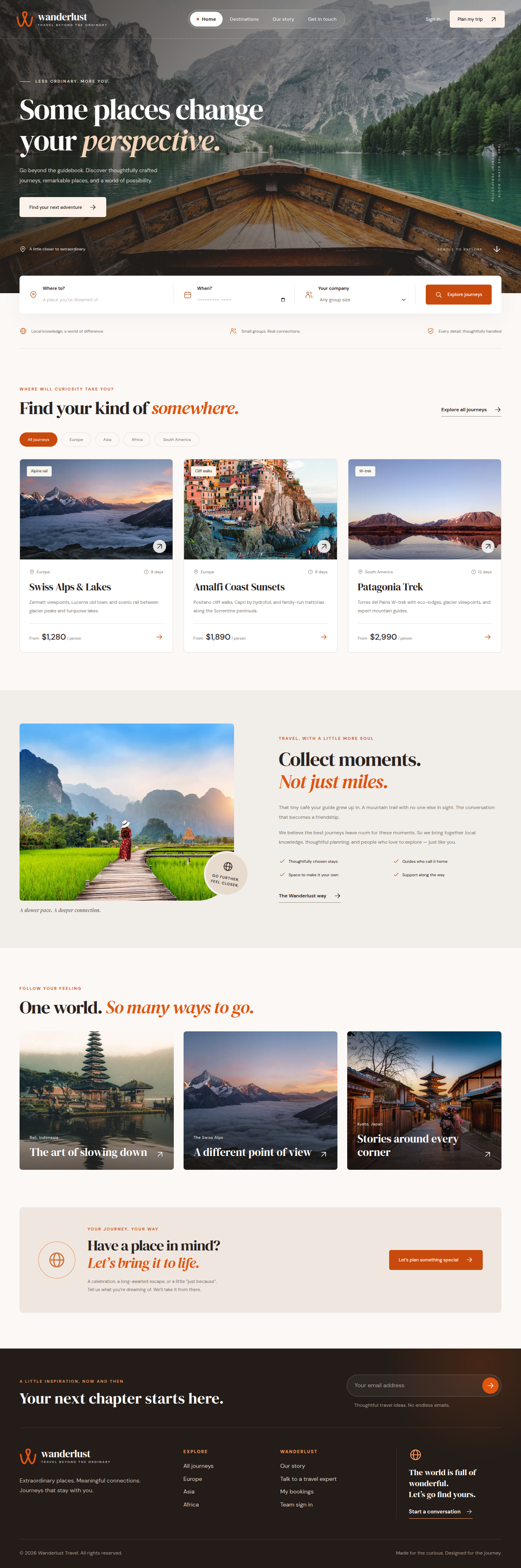 Landing Page screenshot 1