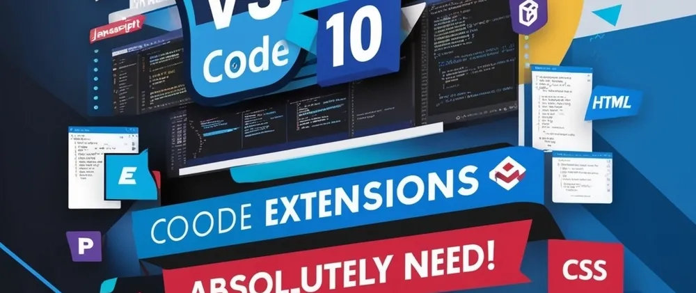 Top 10 VS Code Extensions for Enhanced Productivity Banner
