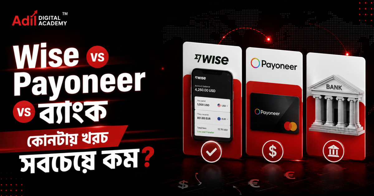 Wise vs Payoneer vs ব্যাংক — কোনটায় খরচ সবচেয়ে কম