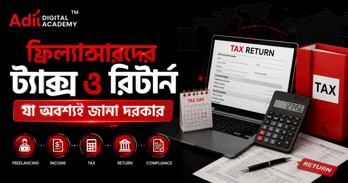 ফ্রিল্যান্সারদের ট্যাক্স ও রিটার্ন — যা অবশ্যই জানা দরকার