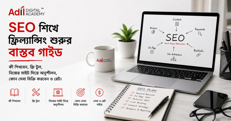 SEO শিখে ফ্রিল্যান্সিং করার বাস্তব উপায়