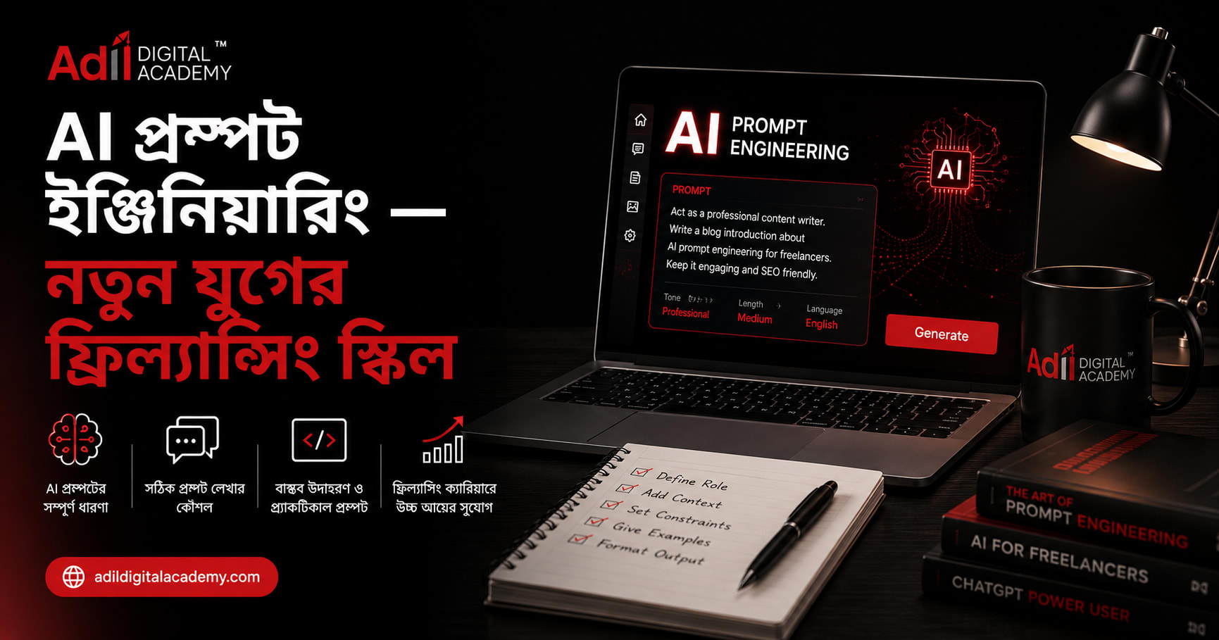 AI প্রম্পট ইঞ্জিনিয়ারিং — নতুন যুগের ফ্রিল্যান্সিং স্কিল