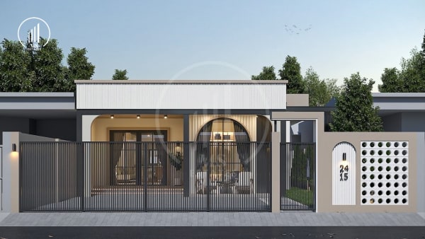 Image of Modern house in town - HSMP1741