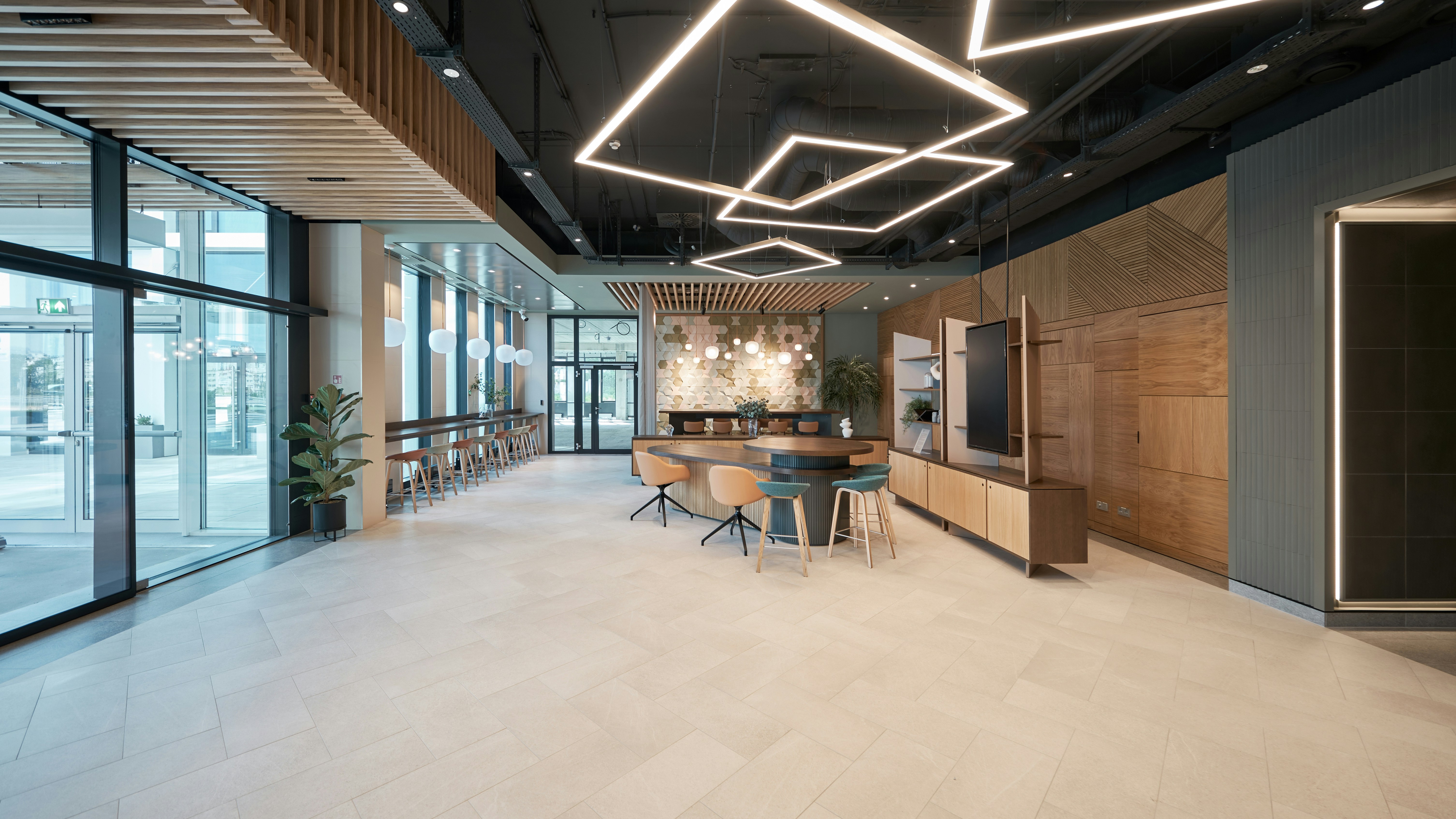 Modern office workspace