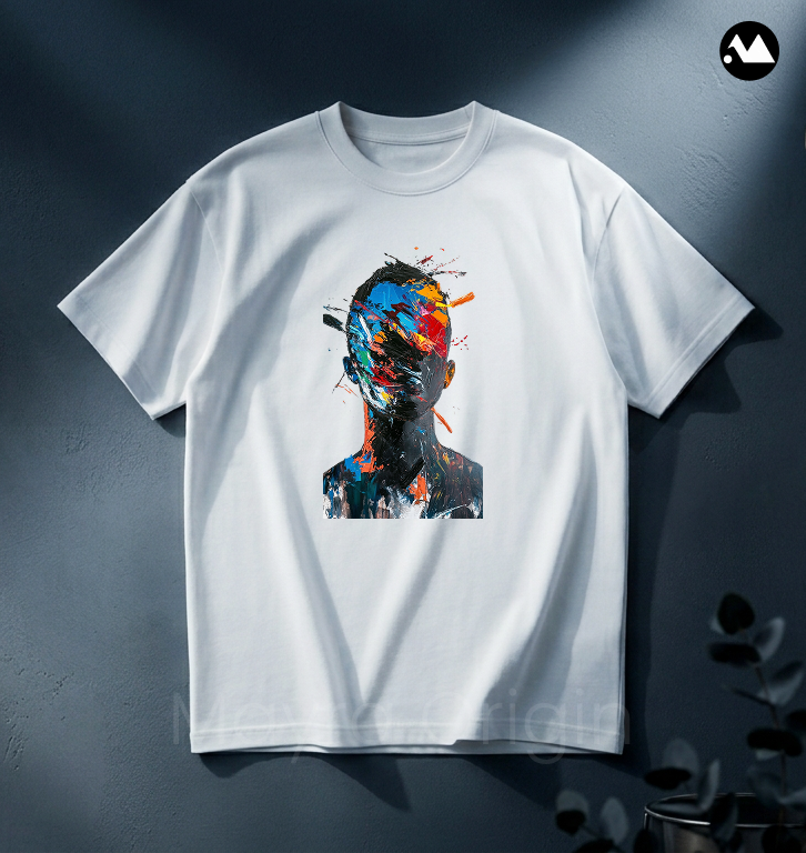 Abstract Men Drop Shoulder T-shirt