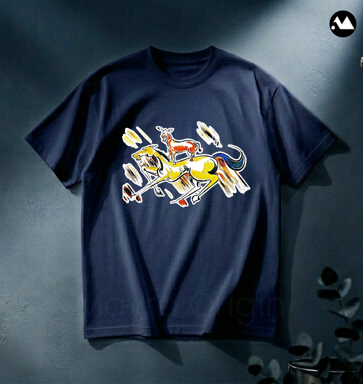 Rocking Horse Drop Shoulder T-shirt