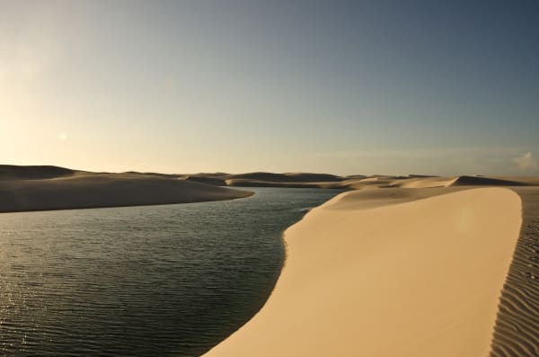 Brazil Sea of Dunes Golden Sunset · Daniel Stanford