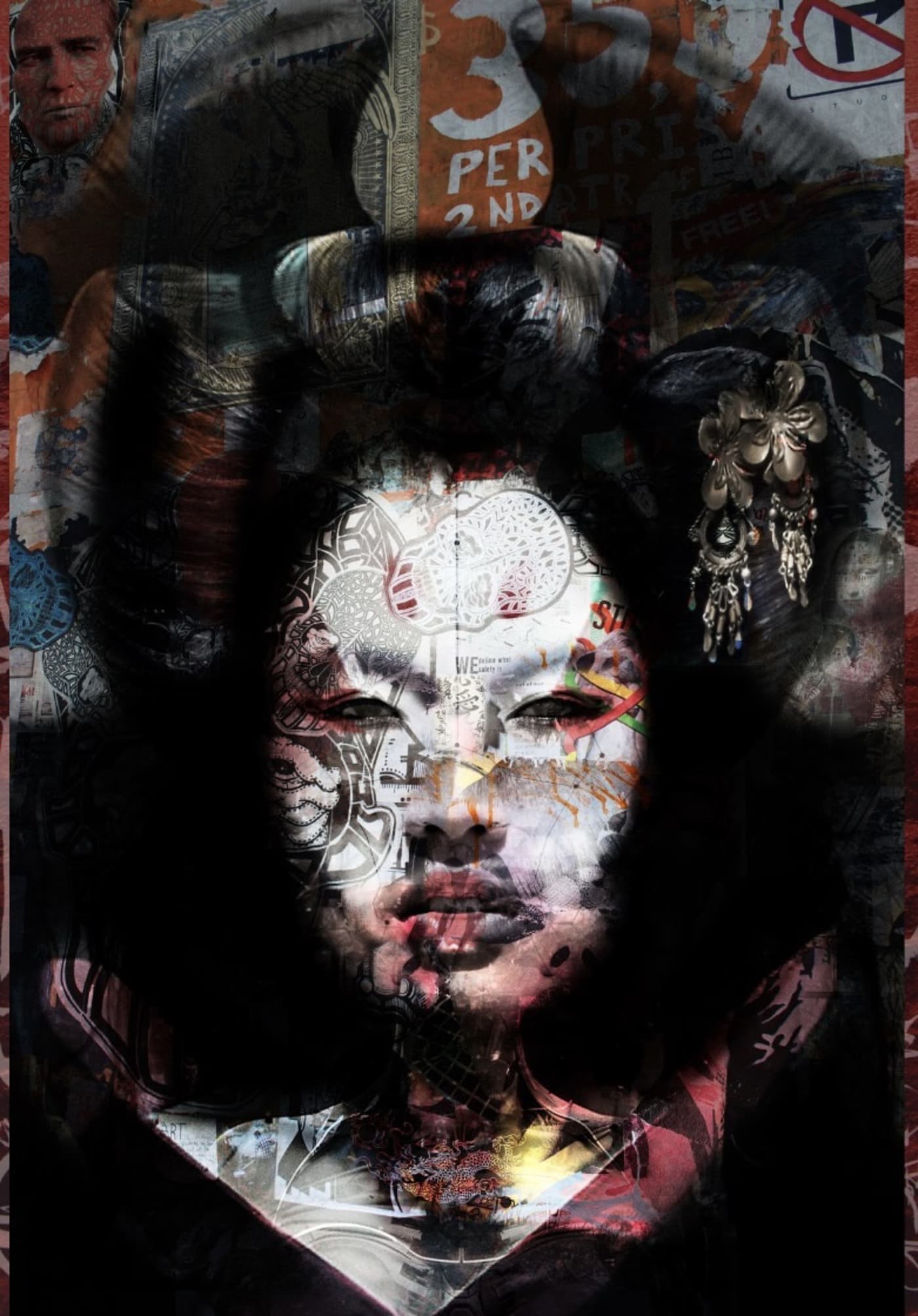 FASCINASIA V — Mixed Media by Daniel Armon Stanford