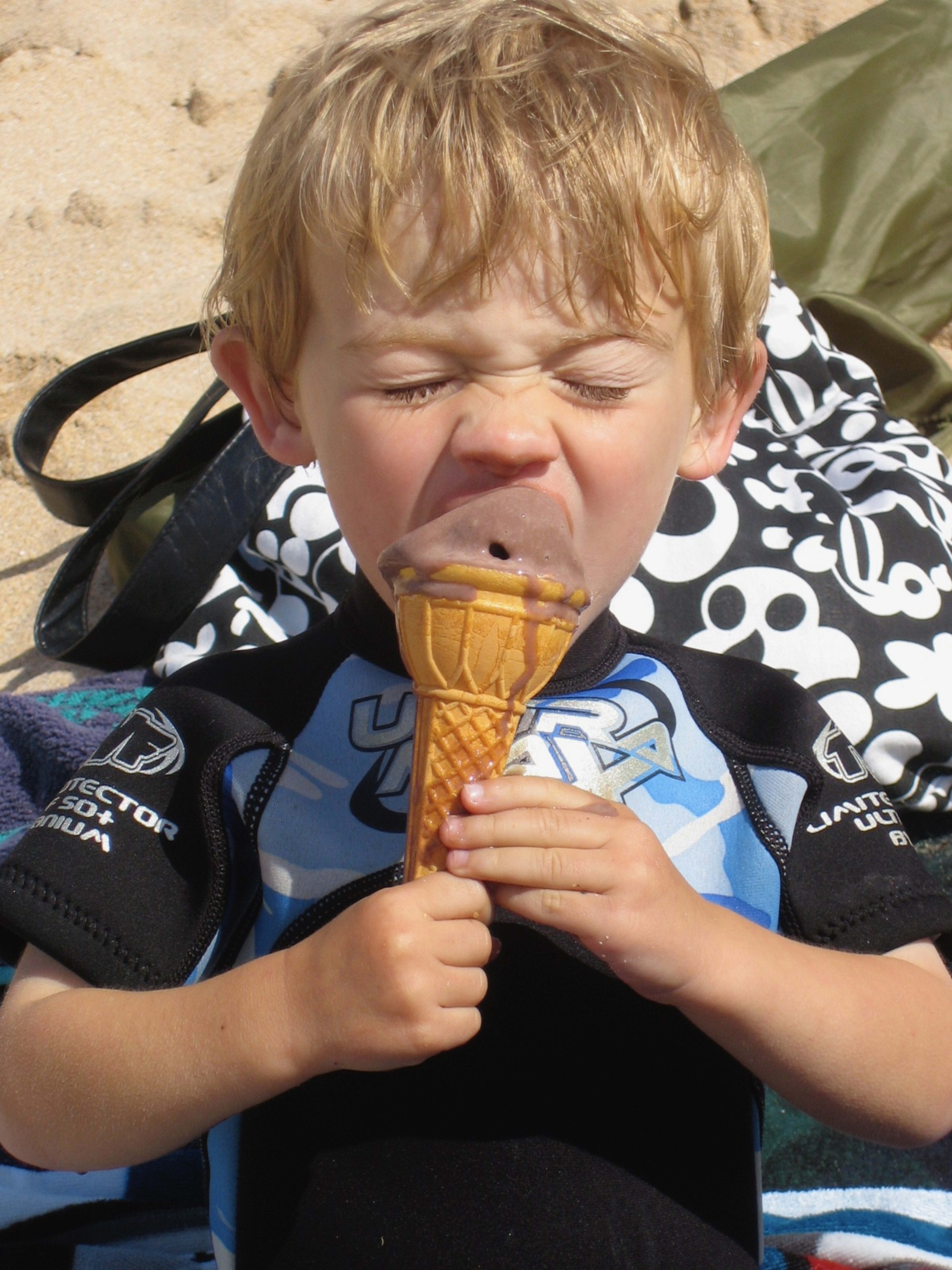 Ice cream at the beach