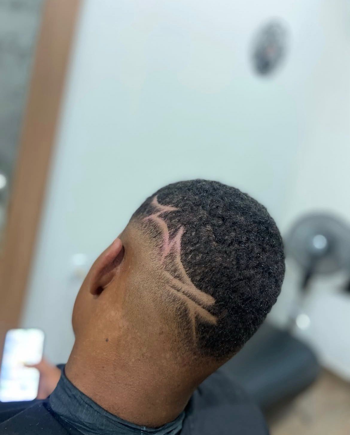 Ambiente interno da barbearia