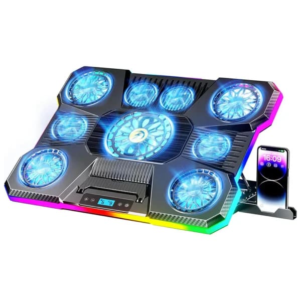Gigamax Plus Gaming Laptop Cooling Pad, Model: 2070 RGB