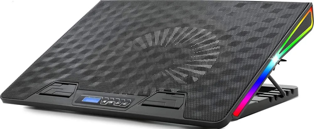 GigaMax Plus 2040 Laptop Cooling Fan, 1 Fan, Support Up to 17.3 Inch, LED Lighting, 6 Speeds, product photo 1