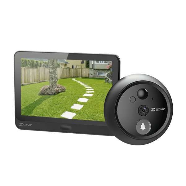 كاميرا وجرس للباب بدون أسلاك EZVIZ HP4 بديل العين السحرية product photo 2