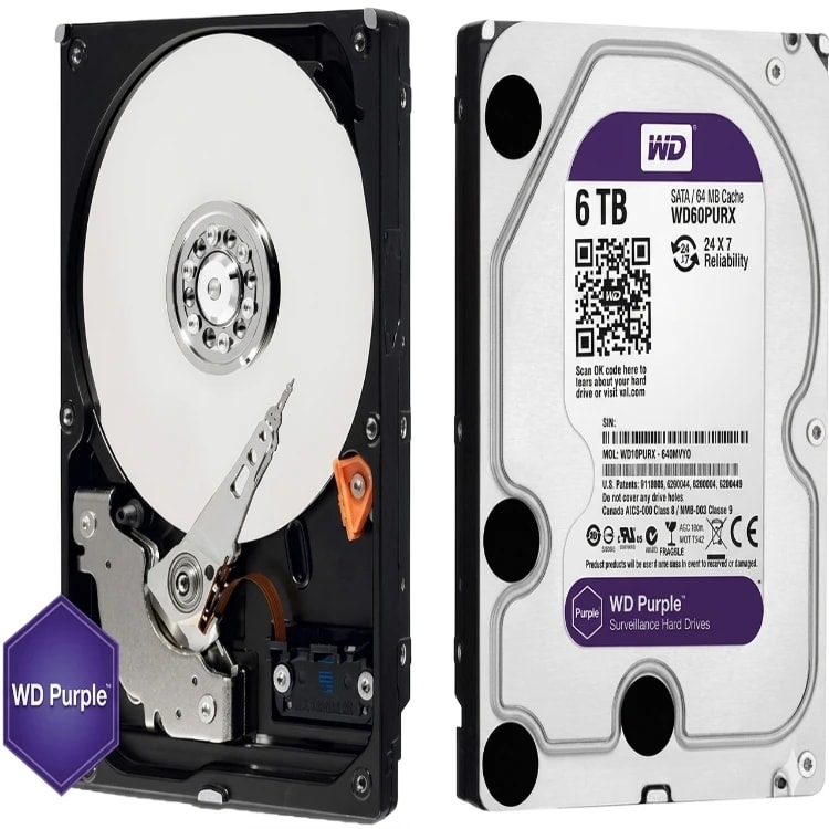 هارد Western Digital Purple (WD Purple) بسعة 6 تيرا
