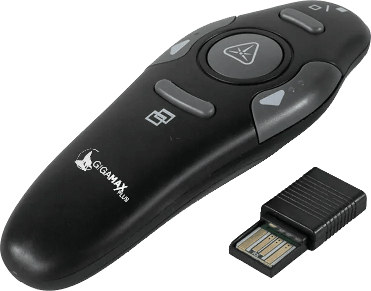 Wireless laser Presenter Gigamax plus , USB port, Black, K-100 product photo 2