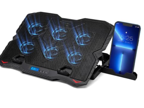 Gigamax Plus 2040 6 fan rgb Laptop Cooling Pad