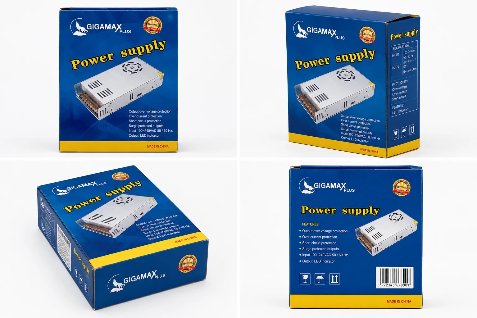 Gigamax Plus Camera Power Supply 12V 20A product photo 2
