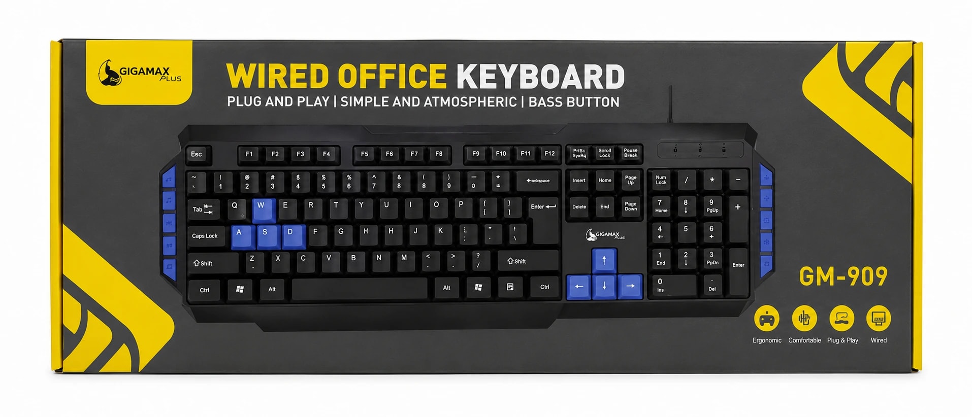 USB KEYBOARD GM-909 product photo 2