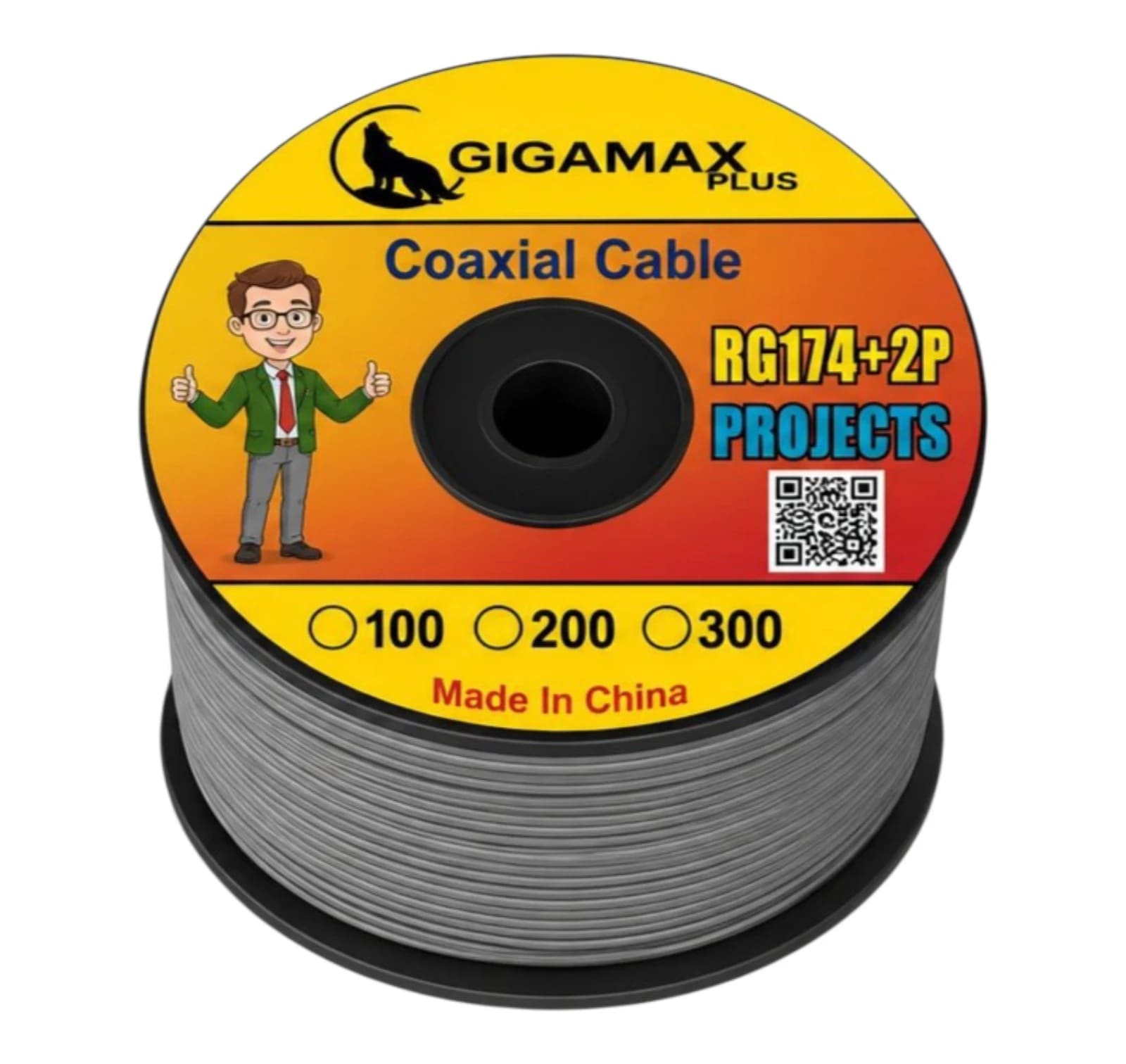 RG174 200M GRAY PROJECT product photo 2
