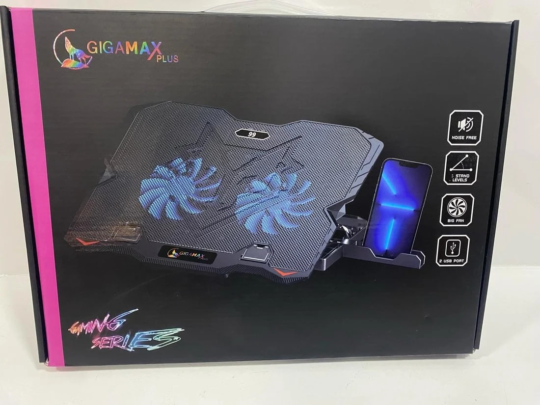 Laptop Cooling Pad Gigamax Plus 99 لوحة تبريد اللاب توب جيجا ماكس بلس product photo 2