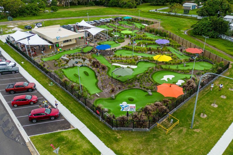Mini golf course in Hervey Bay