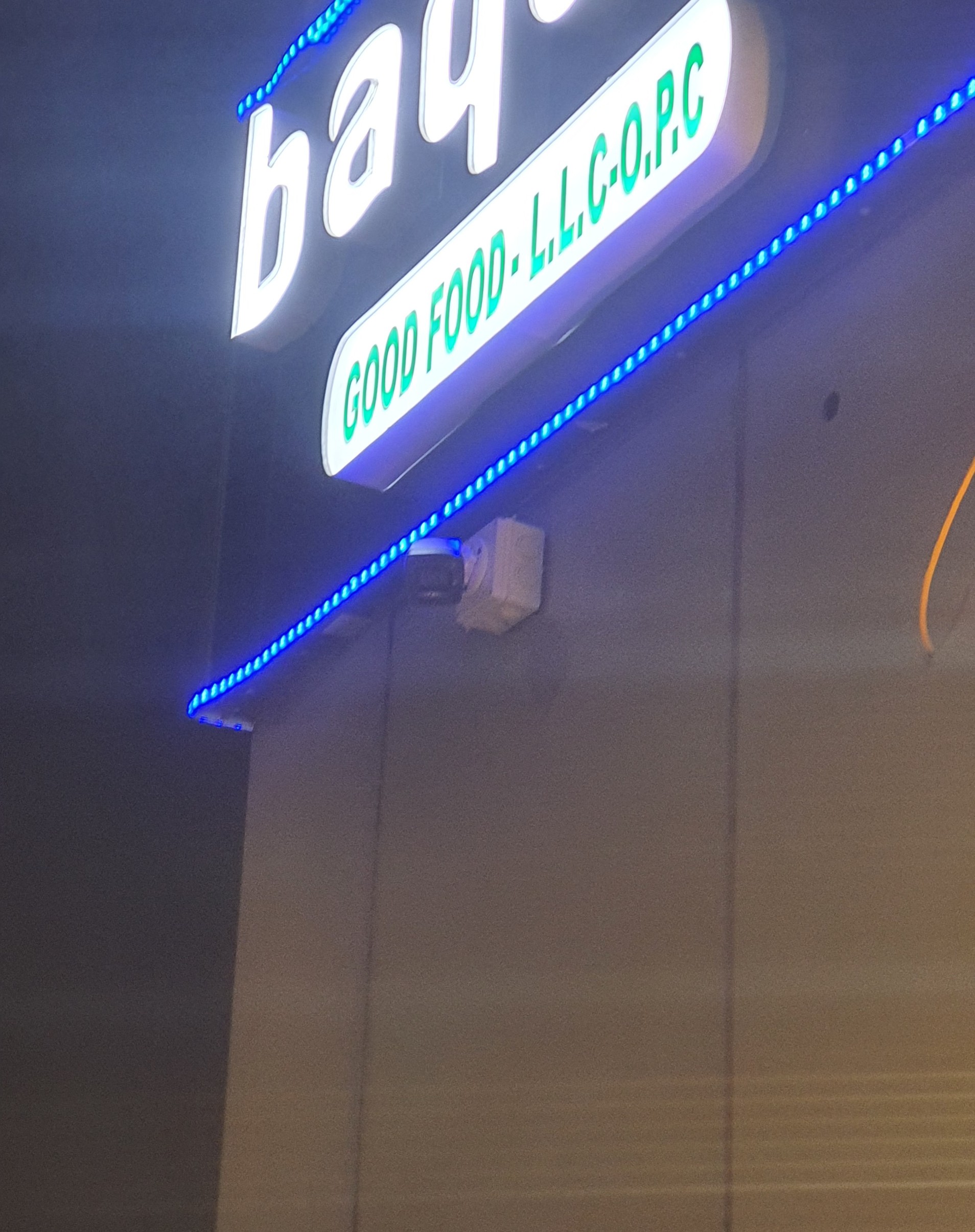 Good Food Supermarket CCTV camera in aisle