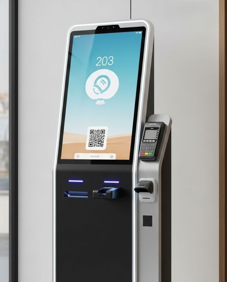 Detail · Payment Terminal & Printer — Horizon Pay · Counter & Airport Self-Service Kiosk (SKY-01)