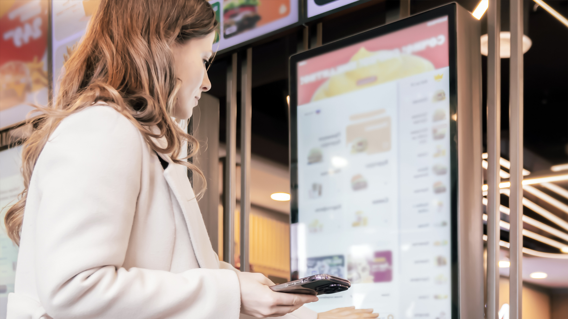 Lamha · Retail Discovery Kiosk with Illuminated Arch (SKY-04) — hero