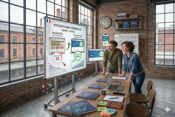 Création ou refonte de site internet sur mesure — KineticWeb