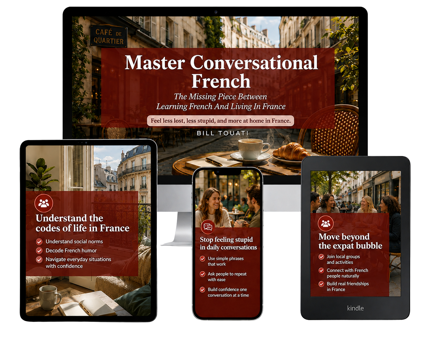 Master Conversational French on all devices