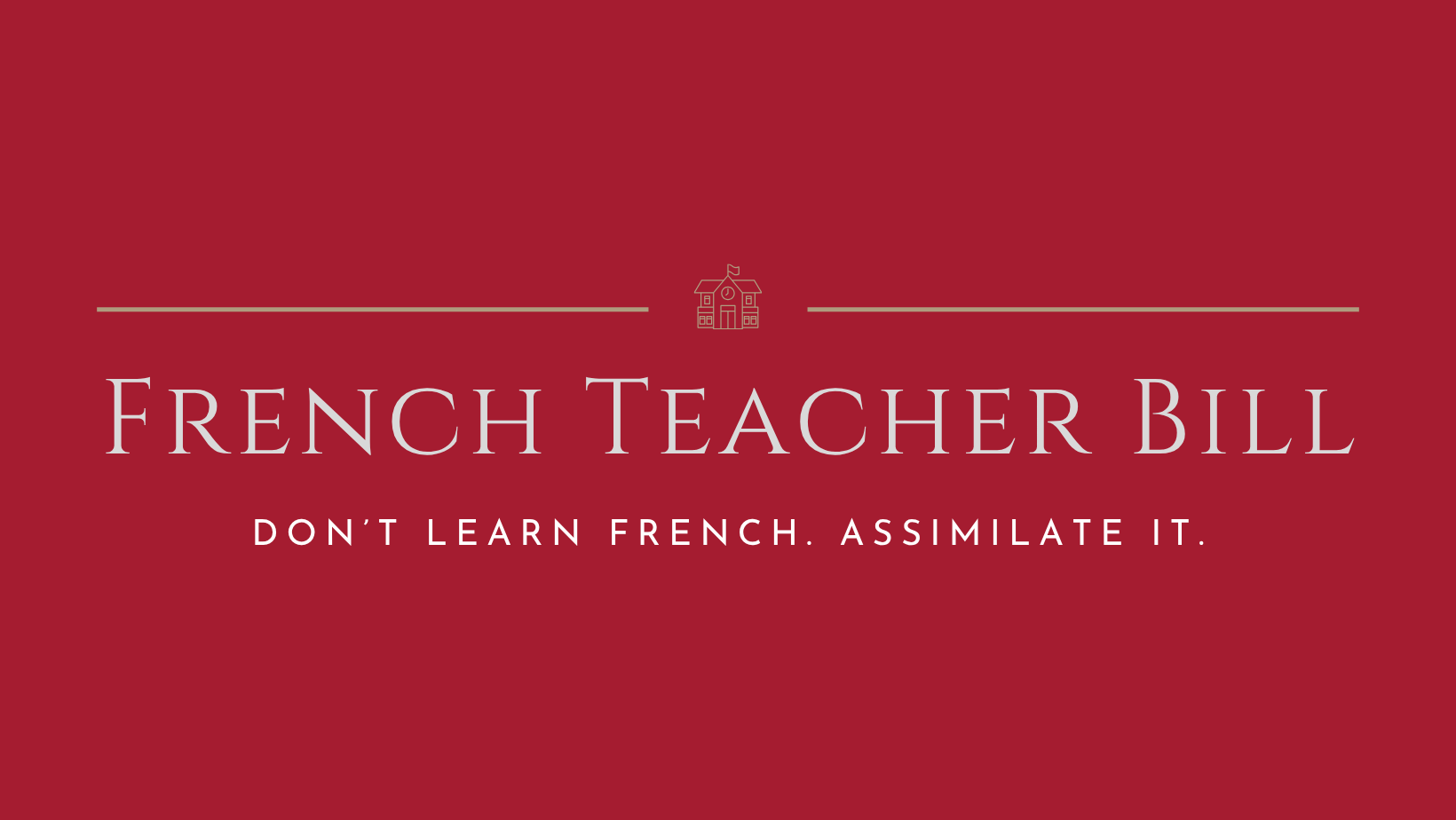 French Teacher Bill