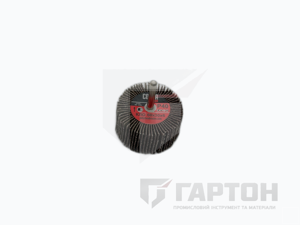 Фото Круг пелюстковий радіальний КЛО 60х30х6 Р-40 COBRA 21555 №2
