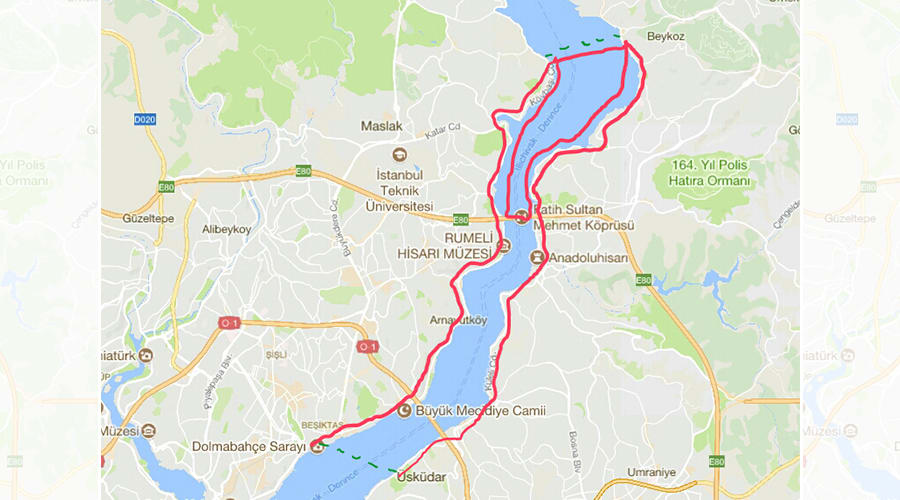Kıtalararası İstanbul - Bisiklet ve Kayak Rotası