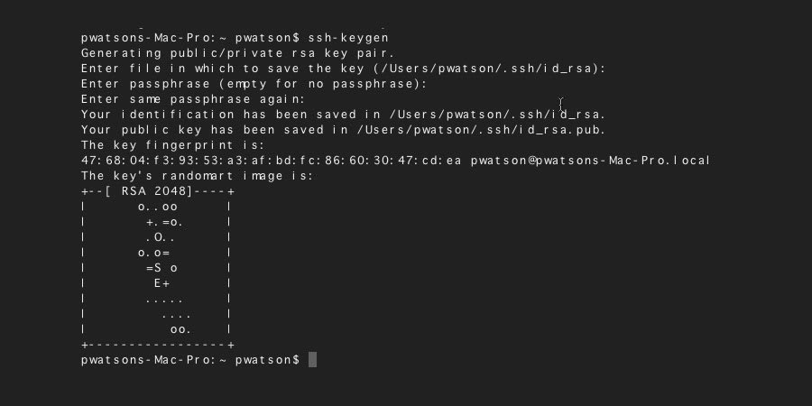 SSH keygen