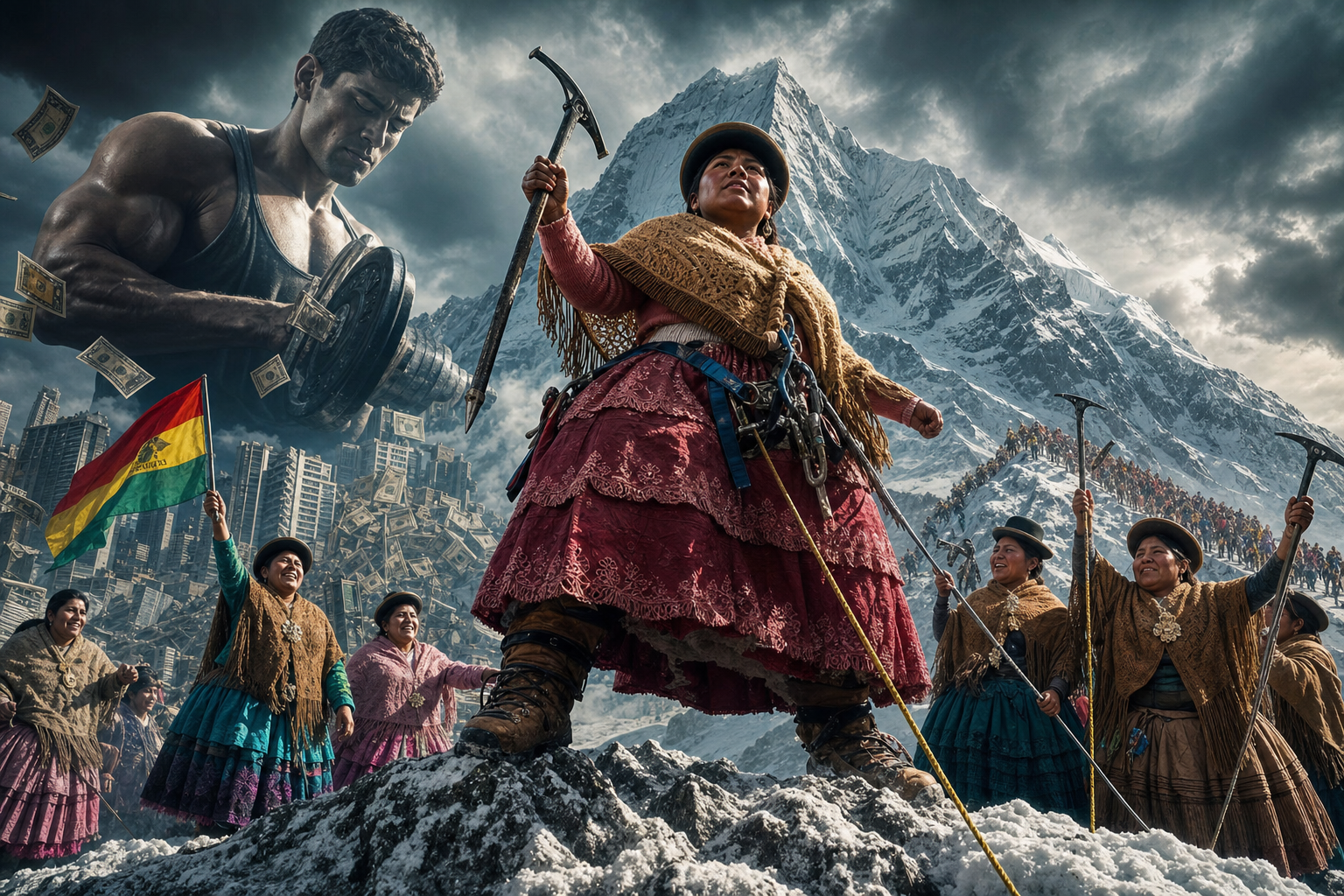 The Cholitas of Huayna Potosi Climb Higher Than Your Fitness Empire Ever Will
