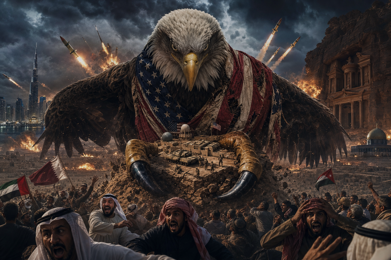 Iran Strikes U.S. Bases in Qatar, UAE, and Jordan: The Empire's War Comes Home to Roost