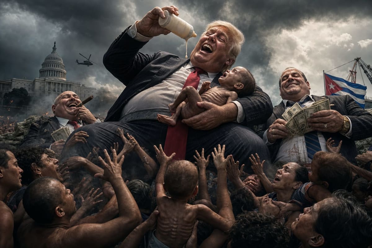 Washington Is Starving Cuban Babies So Trump's Cronies Can Cash In